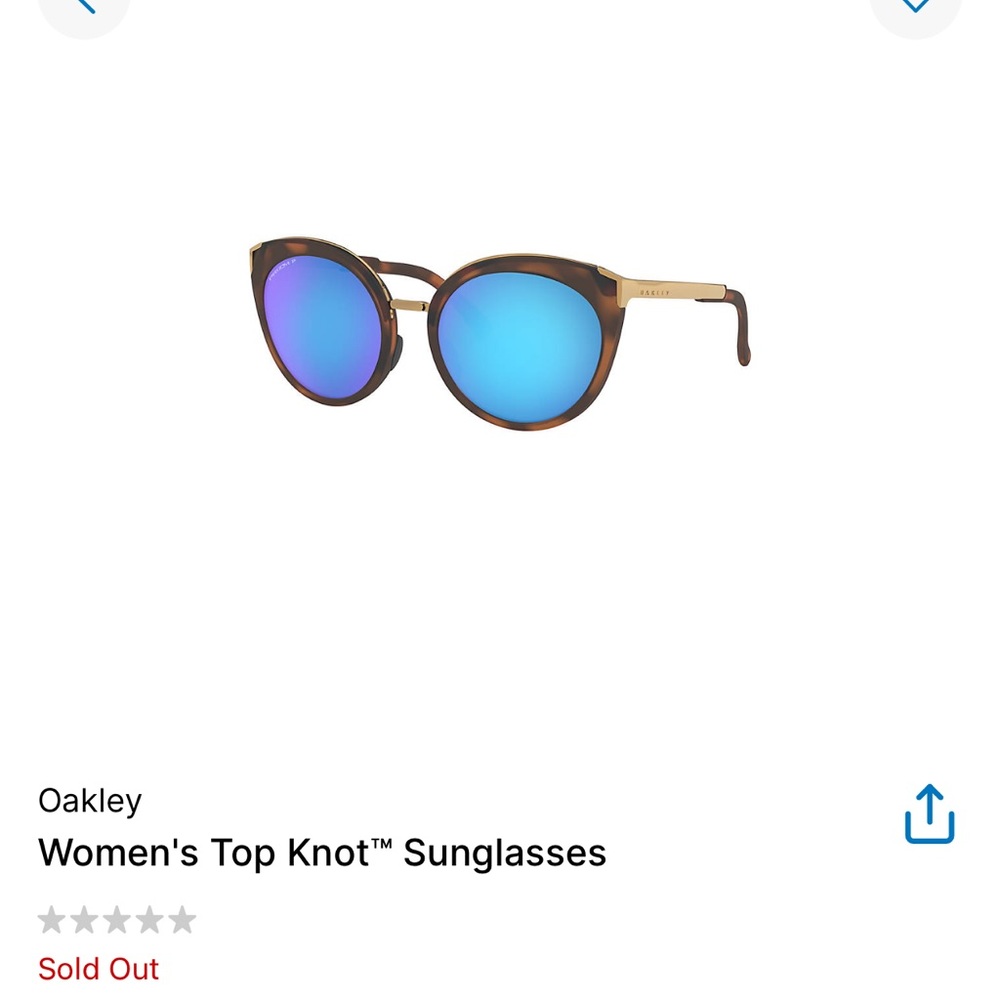 Oakley Top Knot Sunglasses NWOT